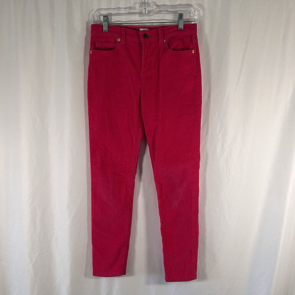 Crew Cuts Pants Girl 12 Pink Corduroy Cotton Blend Adjustable 26x26 Cotton Blend